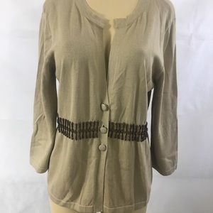 Dress Barn beige NWT XL sweater